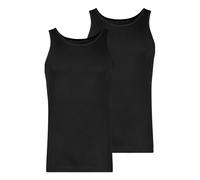 Skiny Tanktop aus Baumwolle im 2er-Pack in Schwarz, Größe S, Artikelnr. 1399481S Schwarz S 100% Baumwolle