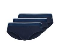 SKINY Herren Slips. 3er Pack - Brasil-Slips Cotton Multipack, Unterwäsche, Cotton Stretch Blau S