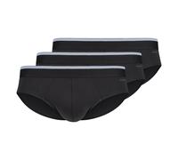 SKINY Herren Slips. 3er Pack - Brasil-Slips Cotton Multipack, Unterwäsche, Cotton Stretch S Schwarz