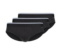 SKINY Herren Slips. 3er Pack - Brasil-Slips Cotton Multipack, Unterwäsche, Cotton Stretch Schwarz M