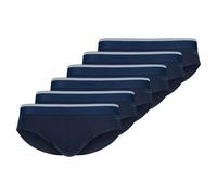 SKINY Herren Slips. 6er Pack - Brasil-Slips Cotton Multipack, Unterwäsche, Cotton Stretch M Blau
