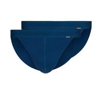 Skiny Herren-Tanga Cotton Retro G-String – Baumwolle, Navy XL, 2er-Pack