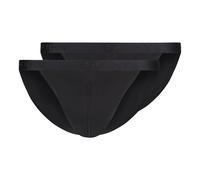 SKINY Herren Tanga-Slip, 2er Pack - Cotton Retro, Unterhose, Feinripp, Baumwolle Schwarz XL