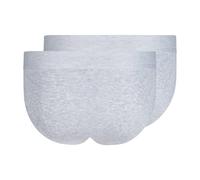 SKINY Herren Tanga-Slip, 4er Pack - Cotton Retro, Unterhose, Feinripp, Baumwolle XL Grau