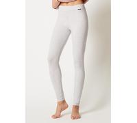 Skiny Leggings mit Label-Detail in Hellgrau Melange, Größe 36