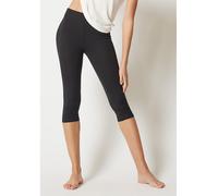 Skiny Damen 3/4-Leggings Night In Mix & Match Schwarz Größe 40