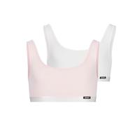 Skiny Mädchen Bustier 2er Pack Cotton Elastic 030007 Gr. 152 in Pearl Selection