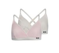Skiny Mädchen Bustier 2er Pack Cotton Elastic 030077 Gr. 152 in Pearl Selection