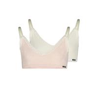 Skiny Mädchen Bustier 2er Pack CottonLace Multipack 030003 Gr. 176 in pearlflowers Selection