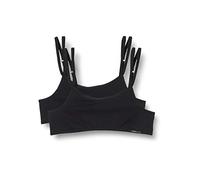 Skiny Mädchen Skiny Girls 2-pack Cotton Essentials Bustier, Schwarz, 140 EU