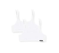 Skiny Mädchen Skiny Mädchen 2er Pack Cotton Essentials Bustier, Weiß, 164 EU