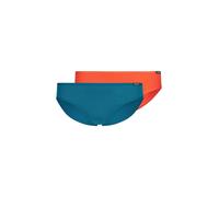 SKINY Mädchen Slip, 2er Pack - Rio-Slip, Bikini Briefs, Unterhose, Cotton Stretch Petrol/Rot / 152 152 Blau