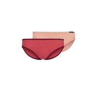 SKINY Mädchen Slip, 2er Pack - Rio-Slip, Bikini Briefs, Unterhose, Cotton Stretch Rot/Rosa 176