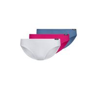 SKINY Mädchen Slip 3er Pack - Rio-Slip, Basic Blau/Elfenbein/Rosa 140
