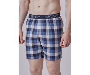Skiny Pyjama-Shorts in Blau - Größe M | Herren Waesche