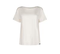 Skiny T-Shirt aus Viskose-Elasthan-Mix Modell 'Every Night In' in Offwhite, Größe 42