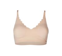 Skiny Damen Bustier Micro Lovers – V-Ausschnitt, herausnehmbare Pads, Mikrofaser Beige XL