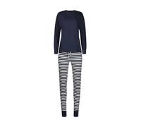 SKINY - Skiny Damen Pyjama lang Night In Mix & Match navy blazer - Gr. - 40