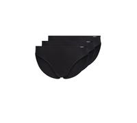 SKINY - Skiny Damen Rio Slip 3er Pack Cotton Essentials black - Gr. - 38