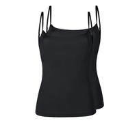 SKINY - Skiny Damen Spaghettishirt 2er Pack Micro Advantage black - Gr. - 40