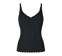 Skiny Damen Micro Lovers Spaghettishirt Herausnehmbare Pads Unterhemd, Schwarz, 38 EU