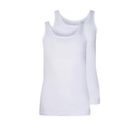 SKINY - Skiny Damen Tanktop Doppelpack SKINY ADVANTAGE Cotton Stretch white - Gr. - 40