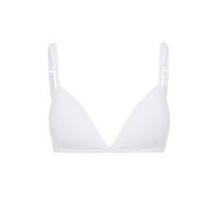 Skiny Damen Cotton Essentials 082414 Bügelloser BH, Weiß, 75A EU