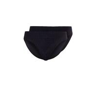 SKINY Slip 2er Pkg. COTTON MULTIPACK shadow stripe schwarz | M
