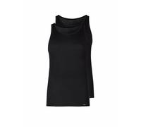 Skiny Tanktop aus Baumwolle im 2er-Pack in Schwarz, Größe M, Artikelnr. 1399481M Schwarz M 100% Baumwolle