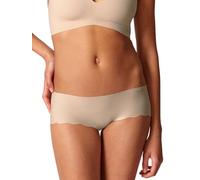 Skiny Slip mit gewellten Abschlüssen in Beige, Größe 44