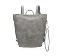 Skirucksack FRITZI AUS PREUSSEN "Fritzi33N", Damen, Gr. onesize, grau (rock), 100% Polyurethan, unifarben, Rucksäcke, mit Kordel-Anhänger (10271448-0) rock