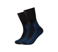Skisocken CAMANO "function", Damen, Gr. 43-46, blau (navy), Materialmix, mehrfarbig, meliert, normal, Socken, mit Komfortbund (51940857-43) navy