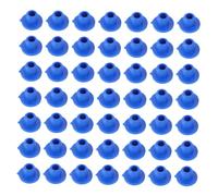 SKISUNO Blaues T-förmiges Nadelkissen Aus Hartem Silikon - 100 Stück Nadeltüllen Für Tattoo Maschinen Stabile Nadelhalter Mit Ösen Maschineneinsatz Verbrauchsmaterial Für Präzise Tätowierungen