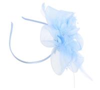 SKISUNO Eleganter Hochzeitsfascinator Haarclip mit Feder und Netz Vielseitiges Vintage Stirnband für Damen Atmungsaktives Kleines Hut Design für Hochzeit und Outfit Dekoration