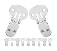 SKISUNO Schuhschmuck Clip aus Edelstahl, 20 Stück, flach hohl, ideal für DIY Handwerk und Verzierung von Sneakern und Flats
