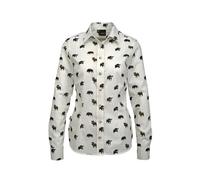 Skogen Damen Bluse Schwein 1/1 Arm Weiß 48