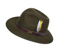 Skogen Jagdhut grün mit Schmuckfeder