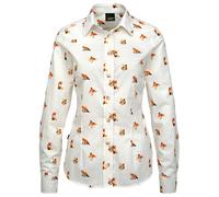 Skogen Damen Bluse Fuchs 1/1 Arm Weiß 38