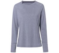 VAUDE Damen Longsleeve Skomer LS T-Shirt III, perfekt als Baselayer, atmungsaktiv, schnelltrocknend und geruchshemmend, Dark iris, 40