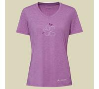 VAUDE Damen Funktionsshirt Skomer Print T-Shirt III (47110) Kurzarm 40 Magenta Uni