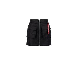 Skort ALPHA INDUSTRIES "Utility Mini Skirt W", Damen, Gr. XS, schwarz, Obermaterial: 100% Nylon, Röcke Skort (86165057-XS) schwarz