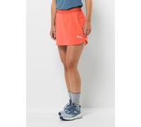 Skort JACK WOLFSKIN "PRELIGHT CHILL SKORT W", Damen, Gr. XL (46), orange (digital, orange), 1. OBERSTOFF: 84% POLYAMID, 16% ELASTHAN. 2. OBERSTOFF: 85% POLYAMID, 15% ELASTHAN. 3. OBERSTOFF: 87% POLYES