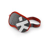 SKROSS Deluxe Sleep Maske Dunkelgrau, komfortable Schlafmaske für unterwegs, weiche Augenmaske zum Reisen im Flugzeug oder Zug, Unisex Schlafbrille für Damen und Herren