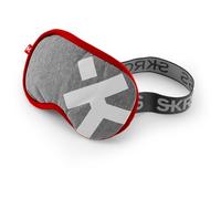 SKROSS - Deluxe Sleep Maske - Maske zum Schlafen auf Flugreisen, Autos, Zug. Weiche Augen Maskenblöcke 100% Licht - waschbar - grau