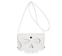 Skull Handtaschen Für Damen Schwarzes Kunstleder Im Gothic-Stil Mit