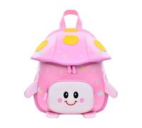 Skurriler Rucksack, Mini-Cartoon-Schultasche, Pilzform, rose, Siehe | Little Boy Rucksack für Kindertagesstätten, Zoo-Aktivitäten, Snacks, Spielzeug, Park, Garten, Camping, Picknick