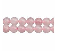 SKYBEADS Natürlichen 8mm Rund Edelsteine Rosenquarz Perlen für Schmuckherstellung Zubehör Halskette Armband 38cm Strang Approx 46 Stück