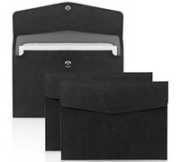 Skycase Dokumententasche A4,Dokumenten-Taschen PU Leder,Geschäfts Datei-Bag Dokumentenmappe Aktentasche Datei Taschen,Datei Organizer Aktenordner Aktentasche für A4 Dokumente Büro Schulreise(BK+BK)