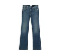 Bootcut-Jeans TOMMY HILFIGER "SKYE MID RISE BOOTCUT ESSENTIAL", Damen, Gr. 31, Länge 32, blau (ocean), Denim/Jeans, Obermaterial: 99% Baumwolle, 1% Elasthan, unifarben, lang, Jeans, Baumwollmischung,