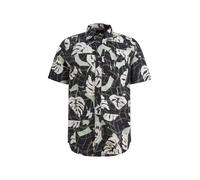 PME Legend Slim Fit Freizeithemd im Allover-Look mit Kentkragen in Marine, Größe L